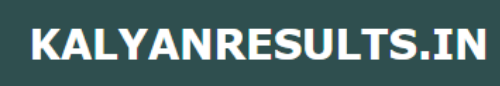 Kalyan Result
